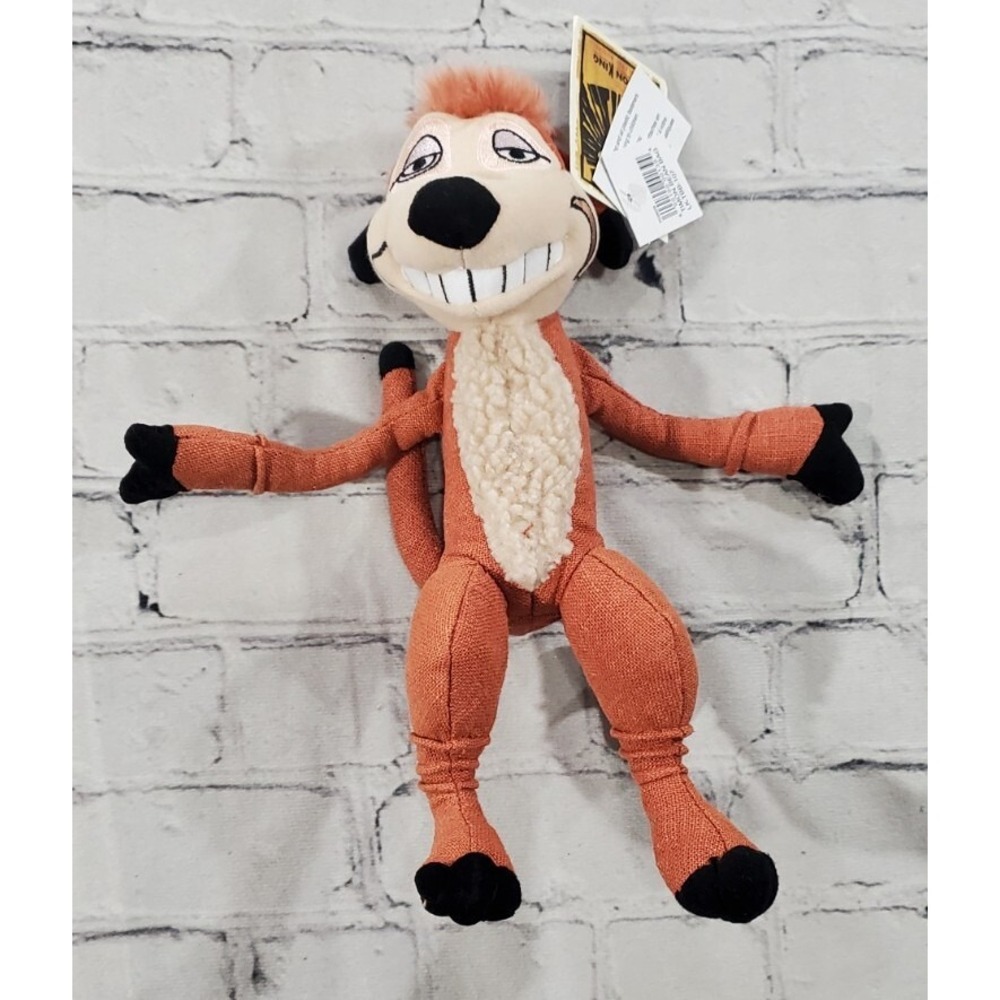 Disney The Lion King The Broadway Musical Timon Plush Bean Bag 10" Stuffed